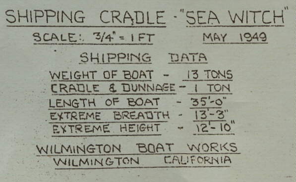  the sea witch shipping cradle plan left part of ship ping cradle plan