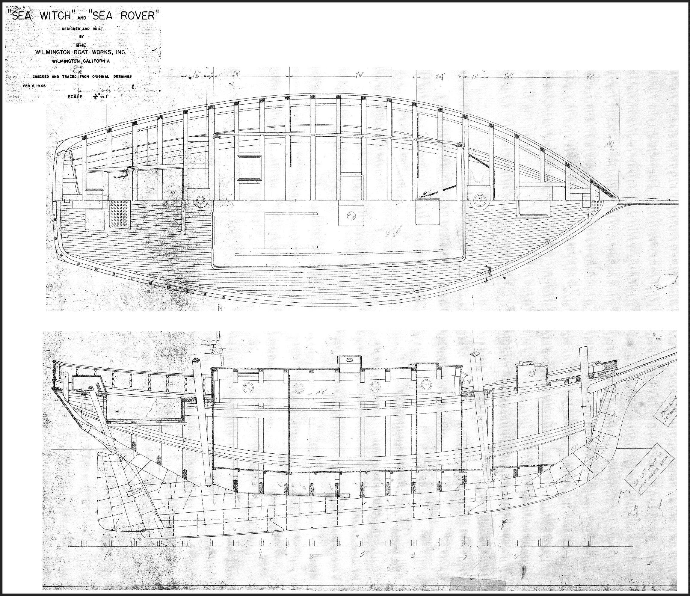 Old Sailing Ship Plans
