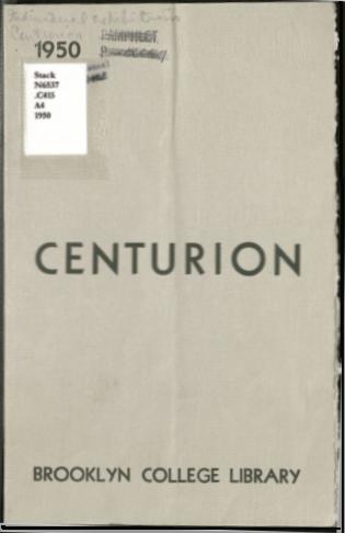 1950 Centurion Brooklyn College