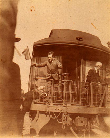 Image of La Follette Campaigning