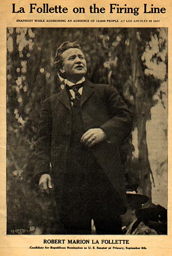 Image of La Follette Campaign Pamphlet